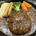 お肉の専門店 スギモト - 黒毛和牛入りハンバーグセット１１５０円。サイズは小さいですが、お肉の旨味が凝縮されたハンバーグです。とても美味しくいただきました（╹◡╹）