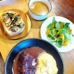 kakayacafe - 料理写真:■『豚肉のトロトロ赤ワイン煮プレート』