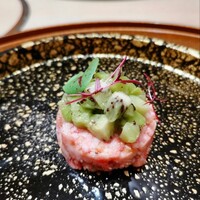 銀座 ちかみつ 六丁目 - 季節の和牛ユッケ