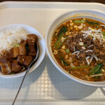 Taiwan Ryouri Shiki - 麺セット(坦々麺＋半角煮丼)