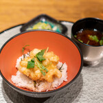 Tempura Azabu Yokota - 芝海老のかき揚げ丼