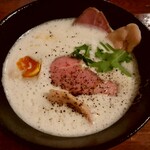 コジーナ邸 鶏白湯ラーメンと豪快な居酒屋料理＆鍋 - 白ラーメン+ミックストッピング