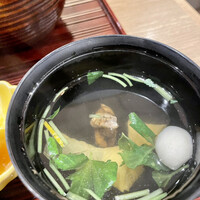 うなぎ和食 しら河 名駅店 - きも吸い