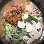 海鮮長州 - 豚キムチーズ鍋（新発売）