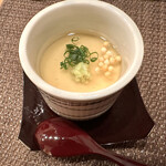 伊勢鮨 - 蒸しウニと長芋の茶碗蒸し