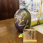 長田うどん - 徳利から注ぐのに
      いつも往生しています