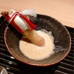 蓬左茶寮 - カニのカプチーノ