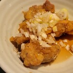 Chainizu Kotan Karinka - 若鳥のから揚げネギソース掛けの鶏肉