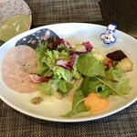 Ristorante PREGO - 前菜のサラダ