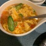 香港餃子酒場 - トマトと玉子のスープ