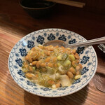 ぼんそわ - 納豆めかぶ¥200