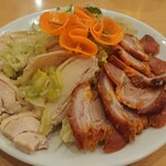 鳳琴樓 - 三色前菜盛り合わせ