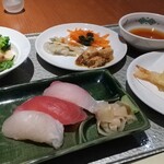 Shirahama Koga No I Rizo-To Ando Supa - 私⇒シーザーサラダ、キャロットラペ、エスカベッシュ、麻婆豆腐、握り寿司、天ぷら
