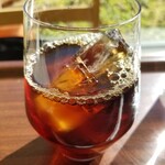 MJブックカフェ - アイスコーヒー。