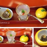 和田金 - 和田金三種盛。和田金(三重県松阪市)食彩品館.jp撮影