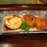 Robatayaki Asai - オープン以来の人気メニュー「玉ねぎのバター焼き」