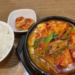韓の香 - スンドゥブチゲセット
