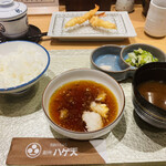 天ぷら ハゲ天 - 天ぷらと茶碗蒸し定食
