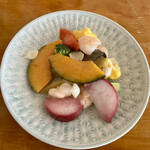 中華料理 信悦 - ランチコース海老と旬野菜の炒め2人分