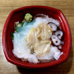 丼丸 きときと - 料理写真:たこのすけ丼（タコ、イカ、ツブ貝）600円税別