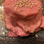 焼肉 山水 - 生タンごっちゃ盛り