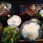 居酒屋 姫咲丸 - ブリ塩焼とブリ刺