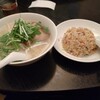 龍苑 - 揚子江ラーメン＋炒飯セット¥850(税込）