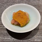 丸新 - 南蛮海老に濃厚な卵黄ソース