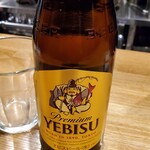 和酒・煮込み らいどん - エビス中瓶