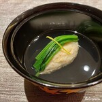 丸新 - 毛蟹真薯の椀物