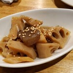 和酒・煮込み らいどん - 蓮根と蒟蒻のきんぴら