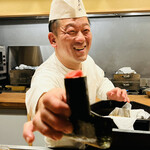 おが和 - ◎ハイどうぞ！山幸の本鮪は美味いよぉ〜。