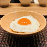 おが和 - ◎特別に目玉焼きを作って貰う❗️