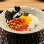 おが和 - ☆本鮪、海苔、とろろ芋かけご飯
