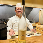 おが和 - ◎アサツユ 2016 マグナムボトルを皆んなで楽しむ❗️アサツユ のマグナムボトルを初めて見た。