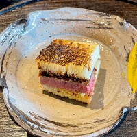 #肉といえば松田 奈良本店 - 和牛ヘレと奈良漬のカツサンド