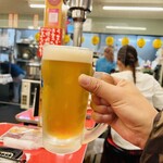 Aje Kanazawa Ten - まずは生ビール大で乾杯♬