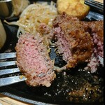 h Tokachi Ha-Bu Gyuu Yakiniku Mommon - 国産牛ハンバーグステーキ