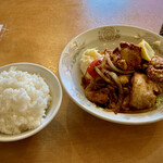 Koike Sushi Shokudou - ●鶏唐揚げと生姜焼き定食