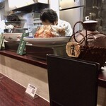 宵ノねこ - カウンター席から