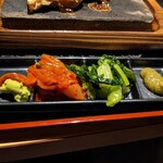 ワンダーステーキ 北越谷店 - キムチと野沢菜も、おかわり自由なんですけど、キムチがうんまい!!…＼(^o^)／