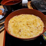 ワンダーステーキ - 私の３杯目は、〆のTKGですよ…