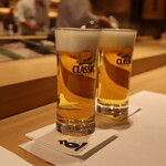 すし うおいち - サッポロクラッシック 660円(2022年12月)