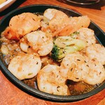 韓国料理 ホンデポチャ - エビガーリックバター焼き