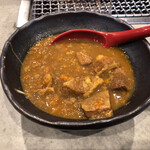 炭火焼肉と炉端 康 - ランチメニューの追加カレールー¥150