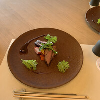 TERRACE 若草山 - 大和肉牛　ローストビーフ・大和野菜添え　山椒ソースで