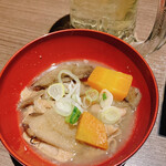 茨城地のもの わらやき料理 たたきの一九 - お通しがもつ煮とは！？