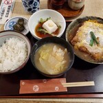 松月庵 - ひれかつ煮ごはん