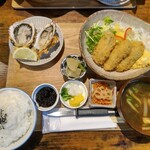 牡蠣の朋 - 牡蠣の朋定食(A)