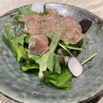 鳥おか - 鶏の生ハムサラダ